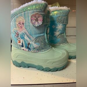Size 10 Toddler Girl Frozen Snow Boots